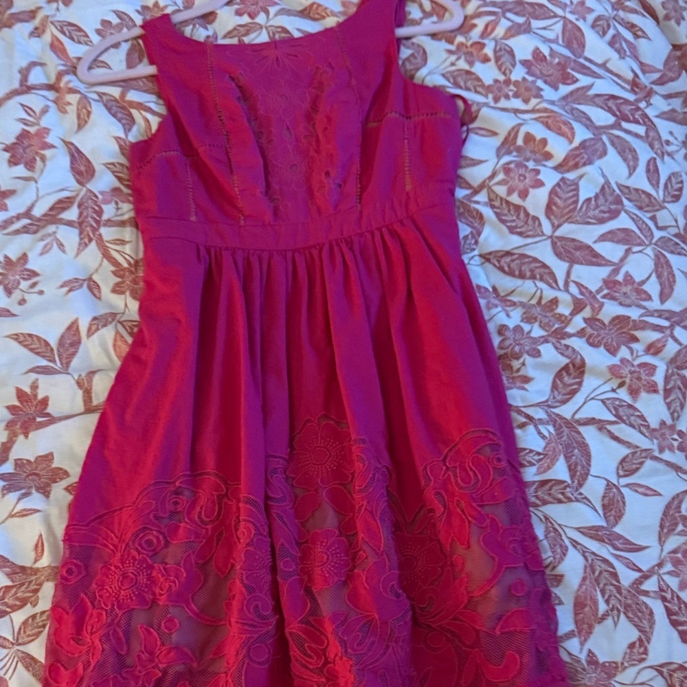 Moulinette Soeurs Vibrant Pink Kids Dress